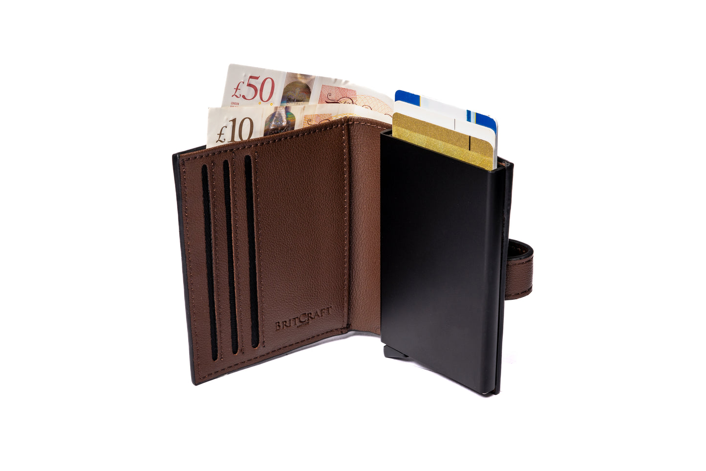 BritCraft Secure Leather Wallet