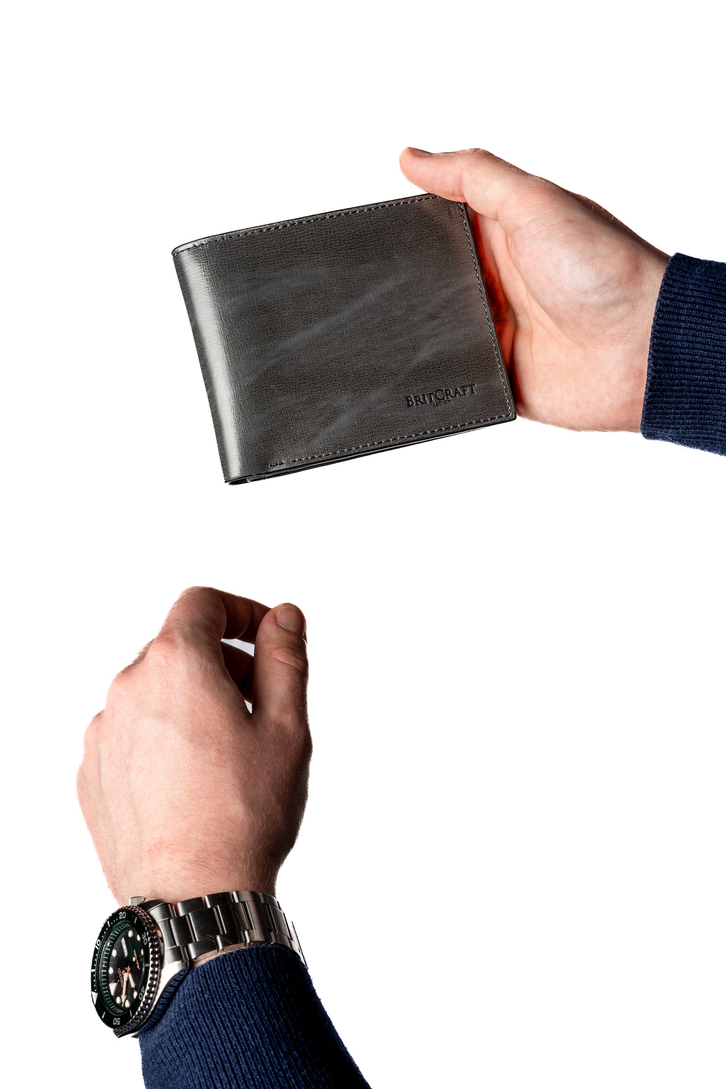 BritCraft Matte Black Vanguard - Leather Wallet