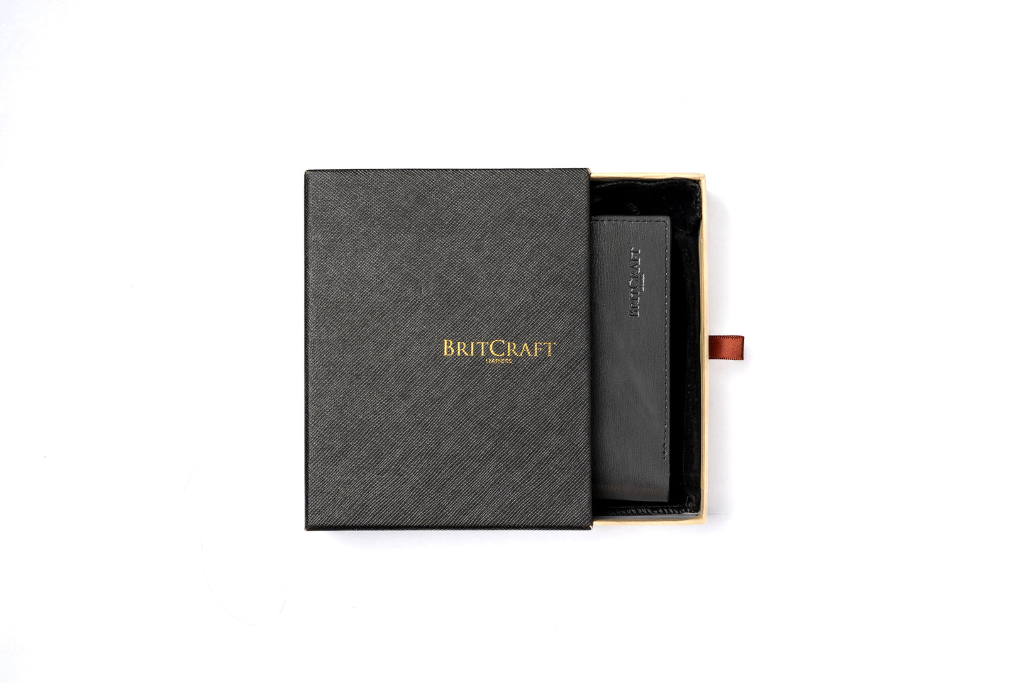 BritCraft Matte Black Vanguard - Leather Wallet