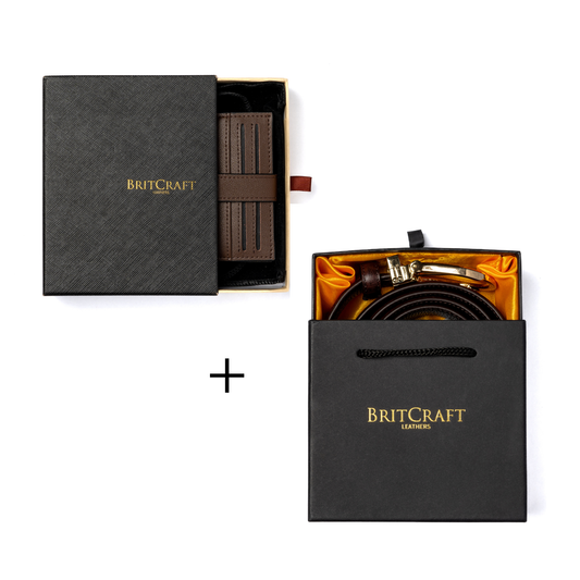 BritCraft Premium Leather Gift Set