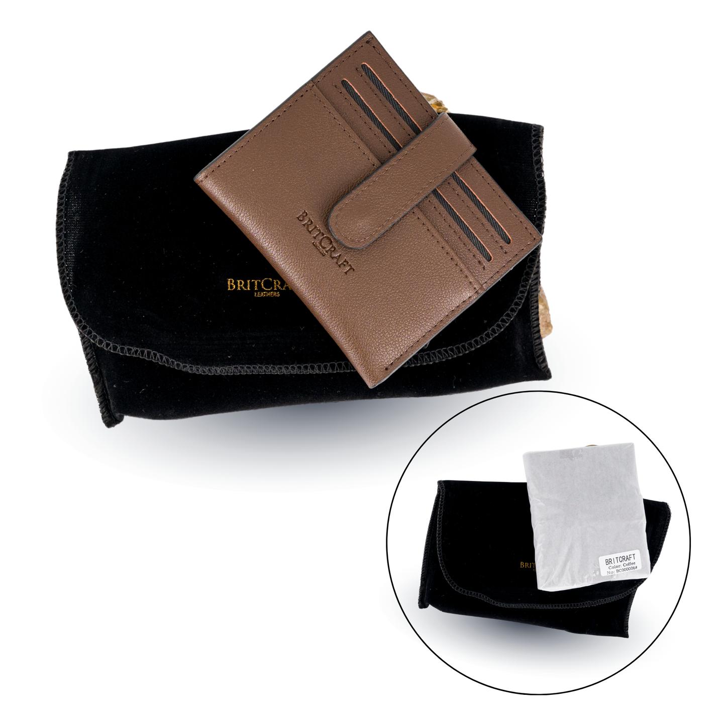 BritCraft Secure Leather Wallet