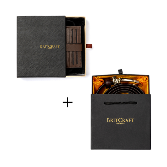 BritCraft Premium Leather Gift Set