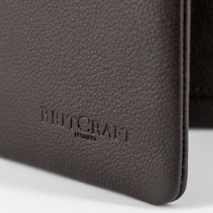 BritCraft Heritage Leather Travel Companion - Coffee