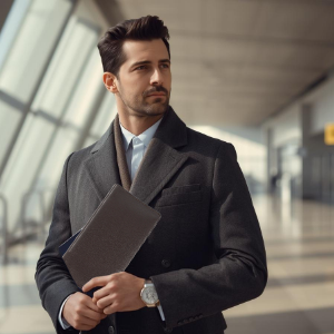 BritCraft Heritage Leather Travel Companion - Coffee