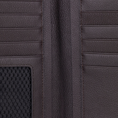 BritCraft Heritage Leather Travel Companion - Coffee